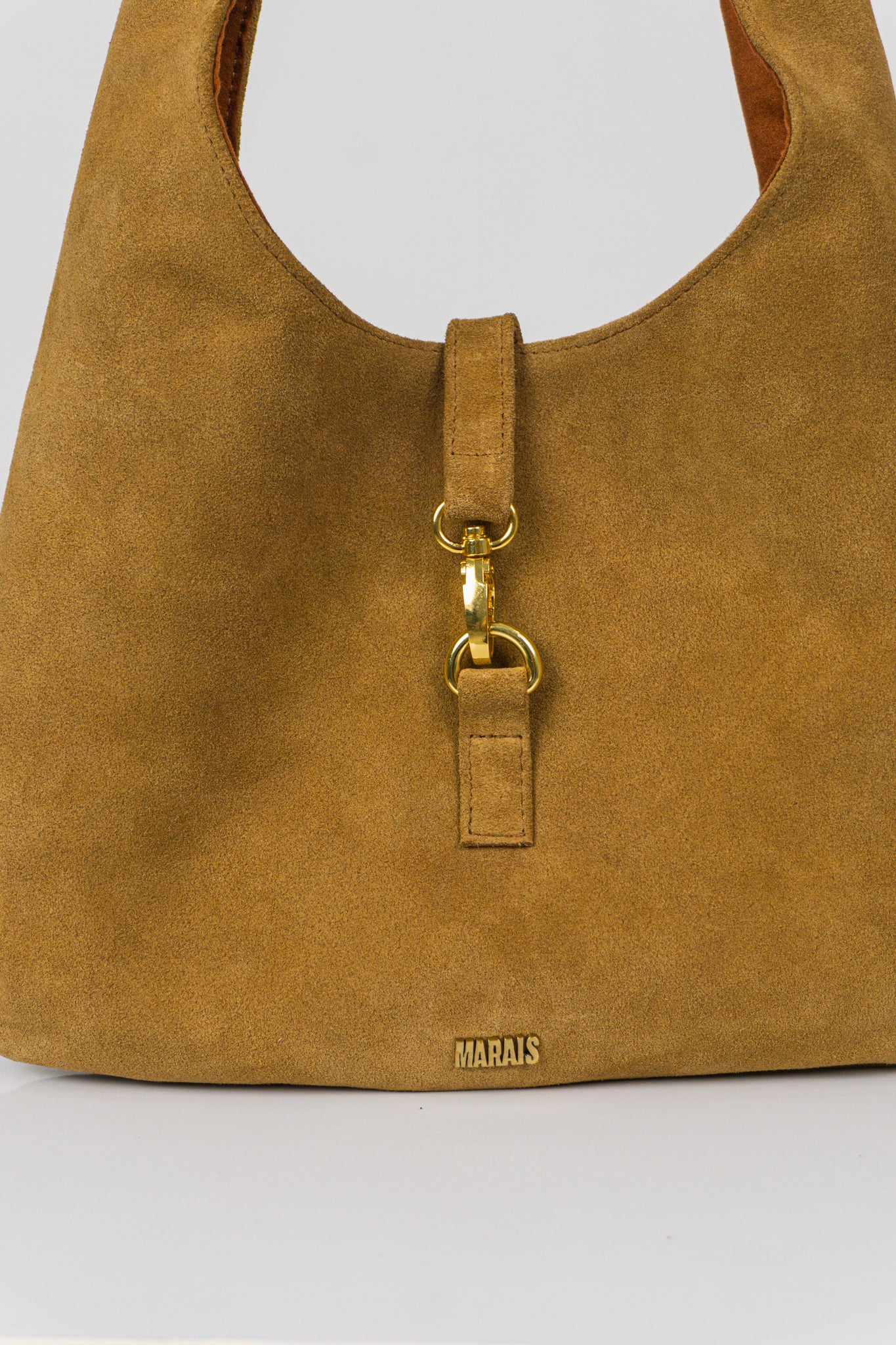 MARAIS Cappuccino Bag — Suede