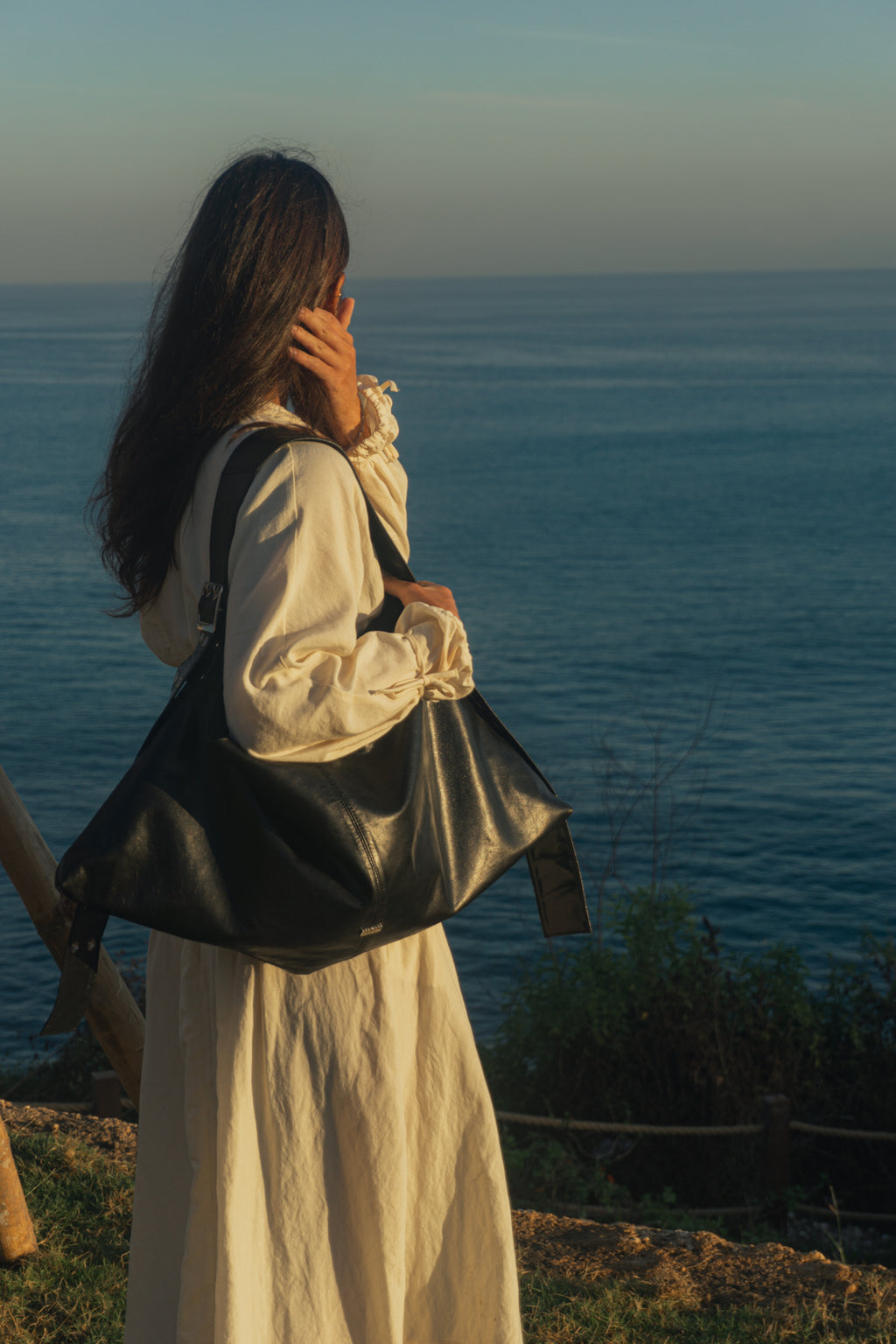 MARAIS Black Belt Bag